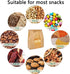 10 Pack Large Paper Bread Bags for Homemade Sourdough Loaves with Window for Gift Giving, 13.7x8.2x3.5 inch