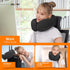 MLVOC Travel Pillow - 100% Pure Memory Foam Neck Pillow with Eye Masks, Earplugs, and Luxury Bag