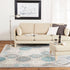 Home Dynamix Boho Andorra Transitional Damask Area Rug, Grey/Blue, 2'7"x4'7"