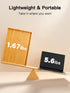 Bamboo Bed Tray Table with Foldable Legs, Breakfast Tray for Sofa, Bed, Eating, Working, Used As Laptop Desk Snack Tray