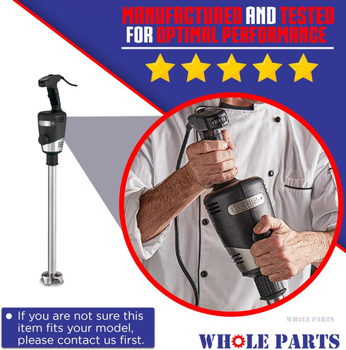 Whole Parts Big Stix Immersion Blender Coupler Replacement Kit, Compatible with Some Waring Blenders