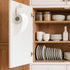 2PCS 12.4 Inches Cabinet Door Paper Towel Holder Camper Under Sink Paper Towel Storage and Dispenser for Kitchen