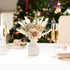 12.5" Mkono Small Artificial Flowers in Ceramic Vase Centerpieces Coffee Table Decor, Silk Flower Arrangements for Home