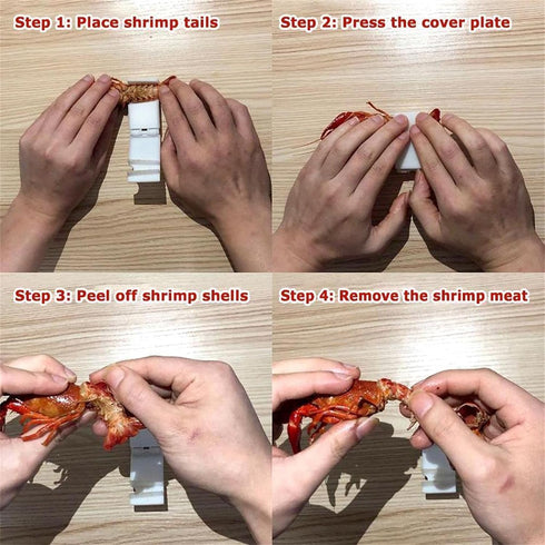 2024 (2Pcs) Crawfish Peeler, New Crawfish Shucker, Shrimp Peeler Crawfish Sheller Manual for Families and Restaurants