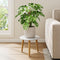 Leaf&lull Plant Stand Indoor Small Plant Table for Large Plants Wood Plant Stool