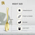 100 Pack Gold Small Spoons - 4 Inch Heavy Duty Mini Spoons for Dessert, Ice Cream, Tastings & Cocktails, BPA Free