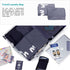 HOMEST XL Wash Me Travel Laundry Bag, Dirty Clothes Organizer, Large Enough to Hold 4 Loads of Garments, Grey
