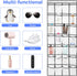 28 4 GOMAJI Large Pockets Over the Door Shoe Organzier, Hanging Shoe Organizer for Door Large Capacity Shoe Storage Bag