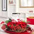 Grunyia 20 Pack Christmas Artificial Red Berry Stems Fake Holly Berry Pick for Christmas Tree Decorations DIY Crafts