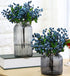 TBUY ROSE 20 Pack) Fake Artificial Flowers California Berries Blueberry Fruit for Home Hotel Decor (Blue