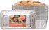 PARTY BARGAINS Aluminum Loaf Pan - 20 Pack, 2 Lb, 8.5" x 4.5" x 2.5", Heavy Duty Disposable for Baking & Serving