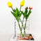 Acrylic Book Vase for Flowers, Modern Aesthetic Flowers Vase for Bookshelf, Desk,