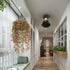Artificial Hanging Vine - Faux Ivy Leaves Outdoor Fake Plants, 4 pcs Luxuriant Wall Hang Garland for Garden Party Decor