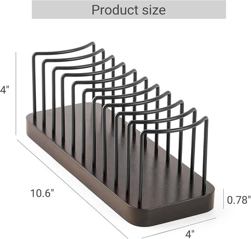 Mkono Hat Organizer for Baseball Caps, Holder for 10 Caps, Tabletop Hat Rack Stand for Desk, Closet, Dresser