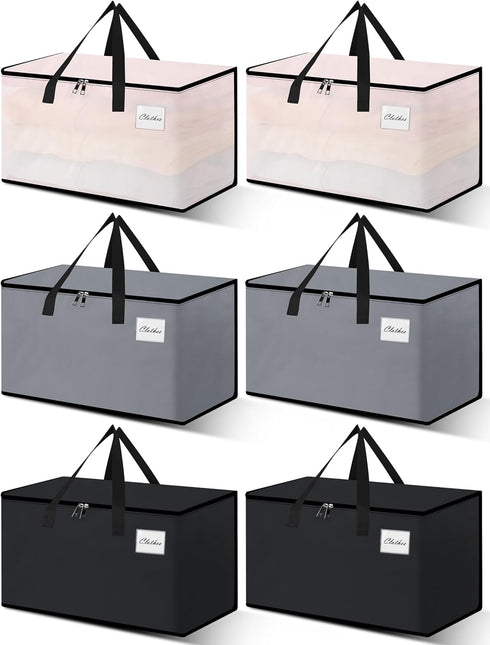 Heavy Duty Moving Bags - Extra Large Packing Bags and Storage Totes, Collapsible and Foldable for Moving and Storage,
