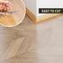 3'5' Clear Plastic Area Mat for Under High Chair, Large No Slip Waterproof Vinyl Floor Mat for Home, Anti-Spill Hard