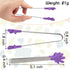 Shindel Small Tongs, 5.1 Inch Mini Tongs for Kids, Cute Kitchen Gadgets for Serving Snacks, Candy, Appetizers