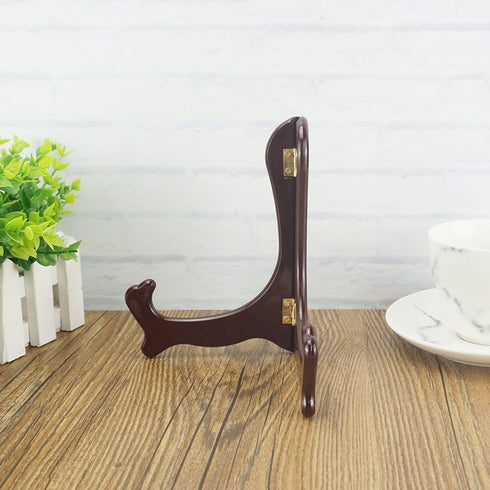 Artliving 7 Inch Wood-like Easels, Set of 4 Plate Stand Holders for Display