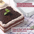 P&P CHEF 8 Inch Square Baking Cake Pans, Small Stainless Steel Lasagna Brownie Pan, Non-toxic & Durable
