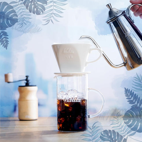 Kalita Coffee Dripper Ceramic 1-2 Person White 101-Lotto #01001 by Kalita
