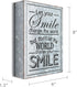 Barnyard Designs Wooden Box Sign, Motivational Desk Decor for Women, Smile