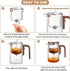 Package, 27oz/800ml Enchanti Tea Pot, Glass Teapot with Removable Infuser, Magnetic Loose Leaf Tea Steeper, Magic