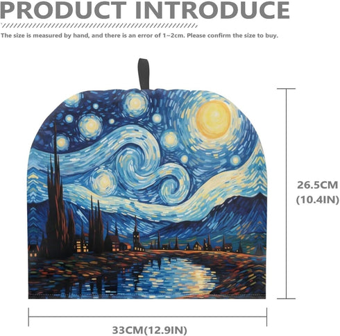 Hudotybom Starry Night Tea Cozy, Insulated Large Teapot Cover to Keep Warm, Machine Washable Kitchen Home Decorations
