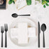 LIANYU 20-Piece Black Silverware Set with Tray - Stainless Steel Flatware Cutlery Set for 4 - Dishwasher Safe