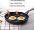 rosyquarz 3.5 INCH 2 Packs Highly Rated Large Egg Rings for Frying Eggs - Egg Ring Mold for Cooking Frying with Oil