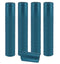 Metallic Light Blue PVC Shrink Capsules, 500 Count