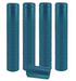 Metallic Light Blue PVC Shrink Capsules, 500 Count