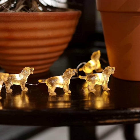 Cute Decorative Lights Fairy String Lights Labrador Gifts for Women Novelty Puppy
