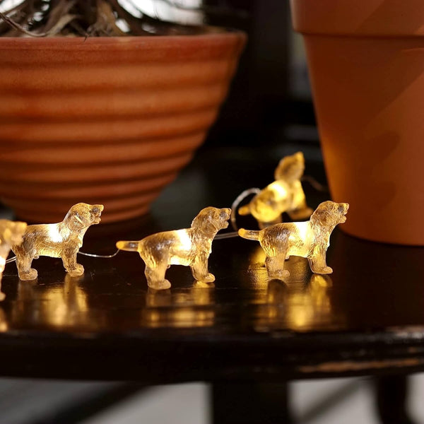 Cute Decorative Lights Fairy String Lights Labrador Gifts for Women Novelty Puppy