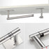 BVL Paper Towel Holder Under Cabinet for Kitchen, Brushed Nickel Adhesive