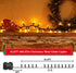 16Ft 100LEDs 8 Christmas Lights Battery-Powered,Mimi Globe Lights Modes,Indoor Outdoor Cluster String Lights