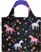 Wrapables Large Reusable Shopping Tote Bag with Outer Pouch