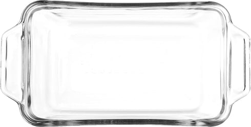 Glass Bread Pan by Anchor Hocking, 1.5 Quart Loaf Pan, Set of 3