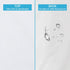 Toddler Pillowcase 4 Pack, Waterproof Zippered Pillow Protector for Toddler Pillow 13"x18" & 14"x19" (White)