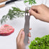 Herb Stripper Stainless Steel Kitchen Herb Leaf Stripping Tool Metal Herb Pealer LooseLeaf Kale Razor for Kale, Chard, Collard Greens, Thyme, Basil, Rosemary by ropto