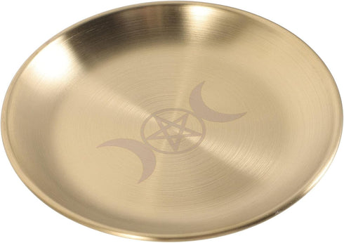 Bed Side Table Tray Candle Holder Altar Decorative Tealight Tray for Table