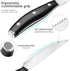 UniqueFire Steak Knife Set of 4, 4.6" Durable German Stainless Steel Serrated Dinner Knives, Dishwasher Safe
