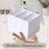 The Flow Box Co. The Flow Box Tampon and Sanitary Pad Organizer - Bathroom Organizer with Removable Dividers, Tampon