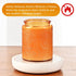 2PCS ASAWASA Smart Candle Warmer for Large Jar, Coffee Mug Warmers, with Gravity Switch Auto Shut-On/Off, Safely