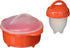 As Seen on TV Egglettes Silicone Egg Cooker Hard Boiled Make Without Shell - Set of 6