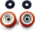 (2PC) 70298701-70568201-70616701 orange roller bearing Compatible With Alliance, Compatible With Huebsch, Compatible With Speedqueen by Delixike
