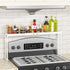 Stove Top Shelf for Curved Stove, Expand 27 to 33 Inch Spice