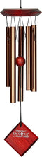 Woodstock Wind Chimes of Mars, 17" Bronze Small Light Sound Wind Chime Décor for Outdoor Garden
