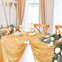 B-COOL Gold Sequin Table Cloth - Rectangle Glitter Tablecloth for Wedding Decoration, Christmas, 50x50 inch