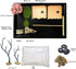 Zen Garden for Desk, Japanese Zen Garden Kit with Sand Stamp Sphere and Essential Accessories, Mini Zen Sandbox Office