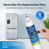 Waterdrop WD-F19C Replacement Refrigerator Water Filter for GE® RPWFE®, RPWF, Compatible with GFE28 Models